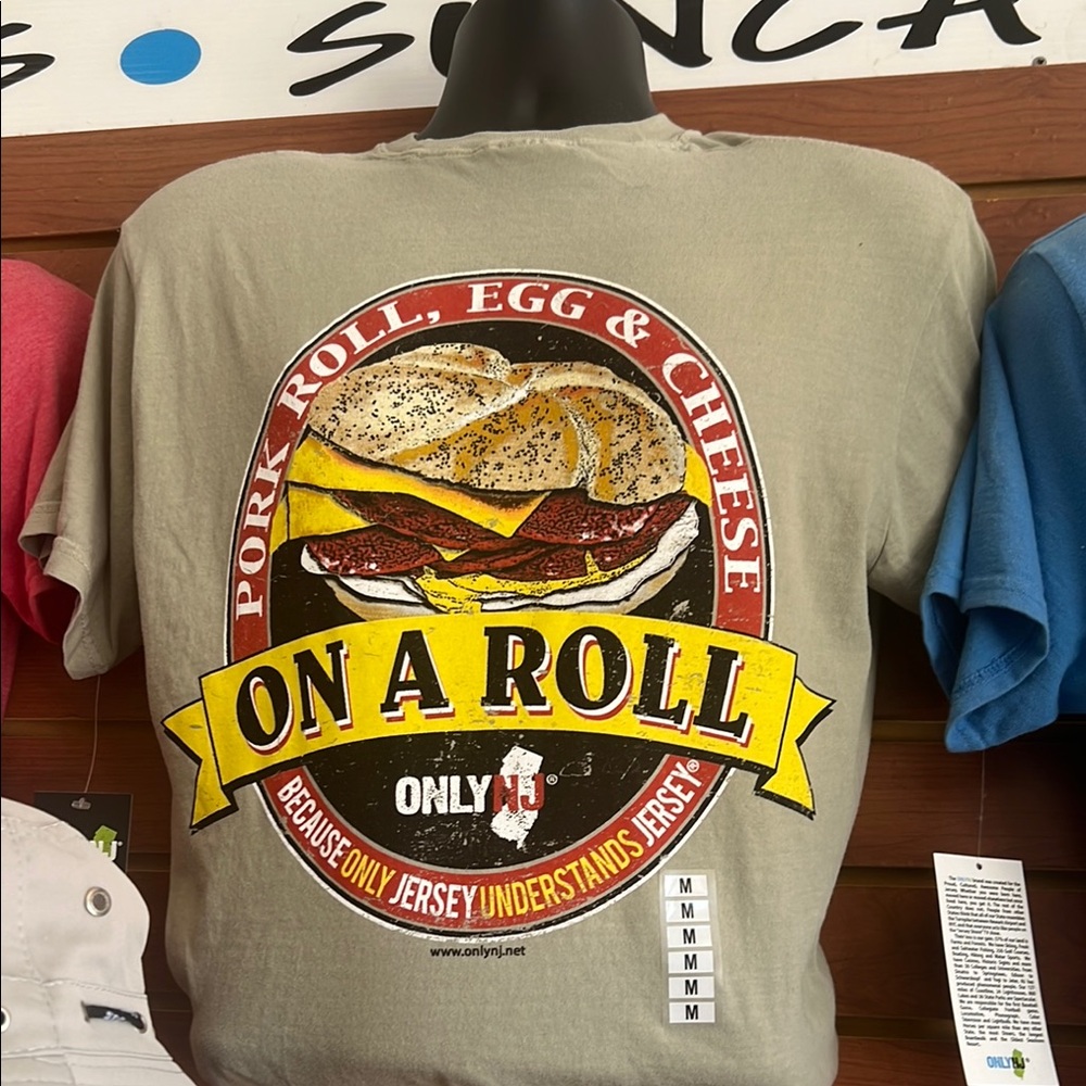 Only Retro Food Graphic Short Sleeve Tee Light Gray